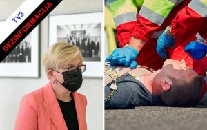 I. Šimonytė tvirtino, kad niekas nepaneigė, jog skiepas geriausiai apsaugo nuo ligos ar mirties, bet klydo
